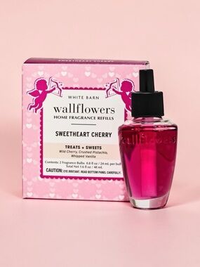 Bath and Body Works Wallflowers Sweetheart Cherry 2 Pack Refill NWT